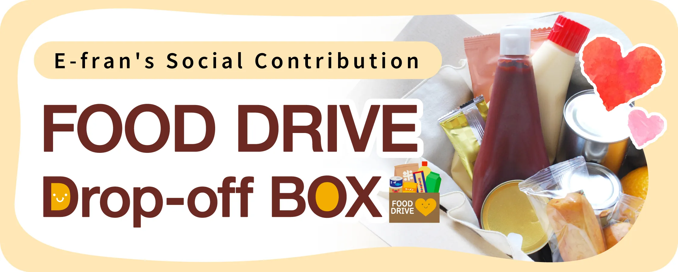Installation of Food Drive Drop-off Boxes