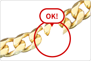 Deformed or broken